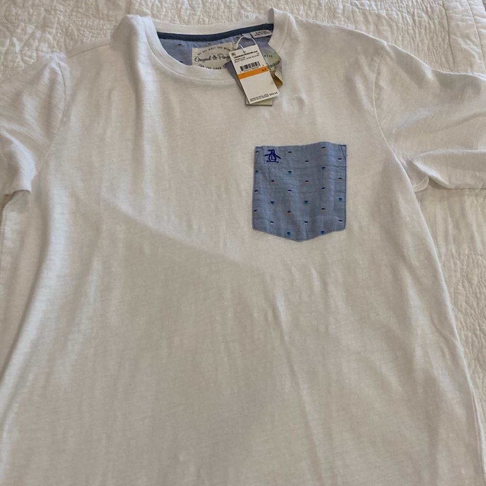 Never worn! NWT! Mens Penguin shirt